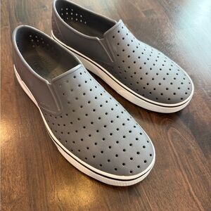 Native Miles Slip-On Shoes Grey/White Size 13 EUC